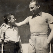 Scene from 'Charging the Rhino'